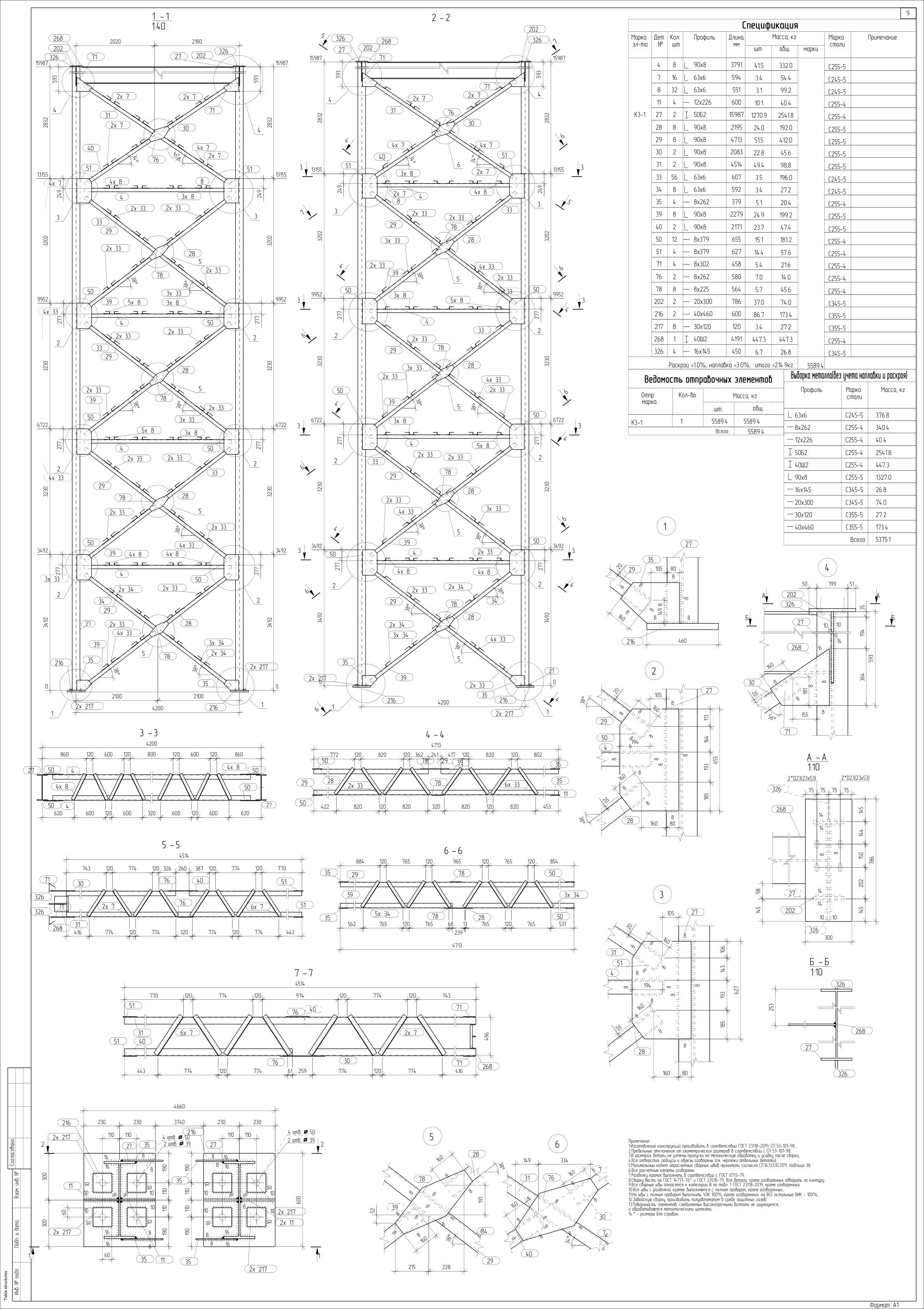 Деталировка марки